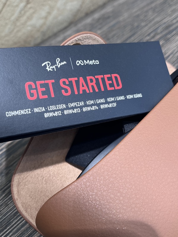 Meta und Ray Ban Smart Brille 2. Generation
